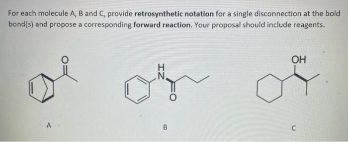 Could you please help me with this question: For each molecule A,