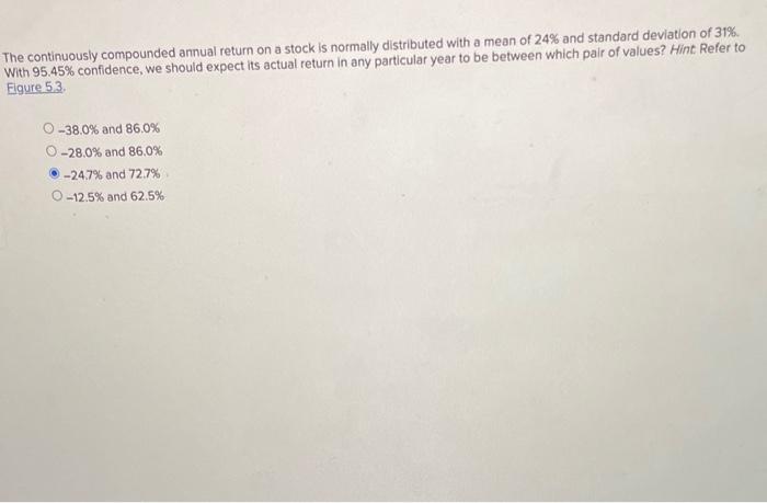 expected annual HPR on the Big/Value portfolio if the current risk-free interest