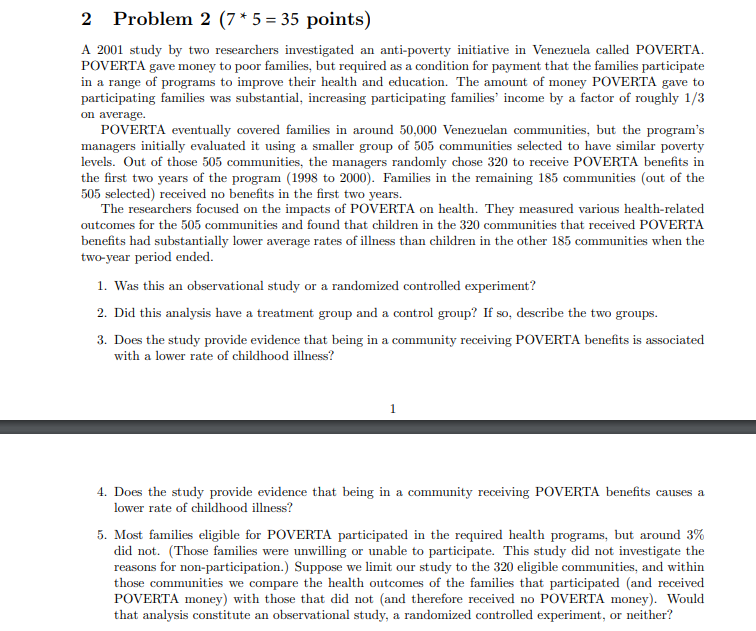 25 points) Myopia (nearsightedness), results from a combination of genetic and environmental