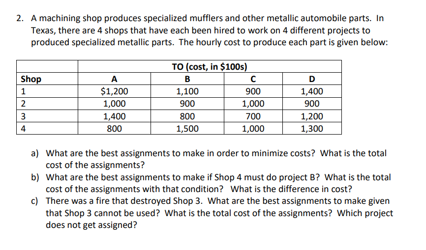  Please solve it in Excel, thanks. 