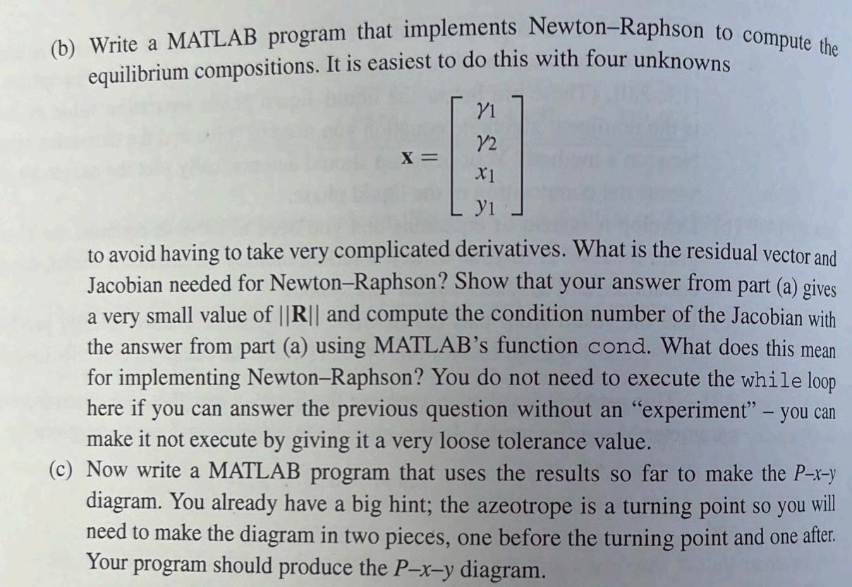 two parameter Margulies model. In this model, the activity coefficients are given