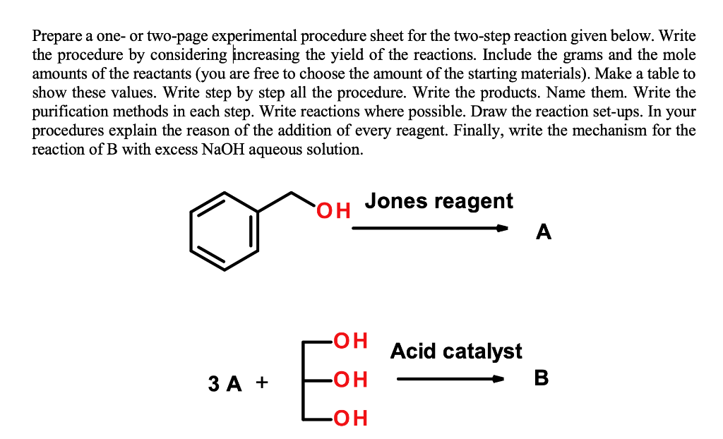 Can you please explain full question ? Prepare a one-or two-page experimental