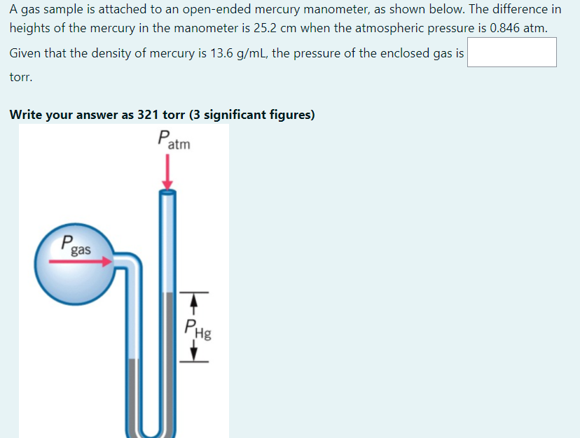 please do not round until the end A gas sample is
