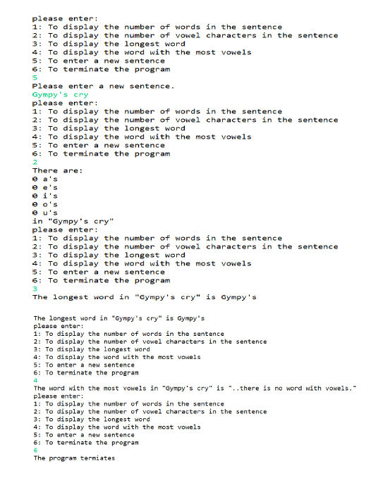 Java programs using selections. loops. Characters and Strings Problem Description Create a