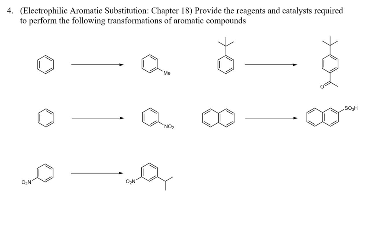 get there please. thank you! i will rate! 3. (Electrophilic Aromatic Substitution: