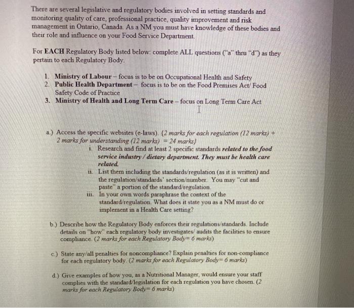 please answer the followinf question by using canadian elaws There are several