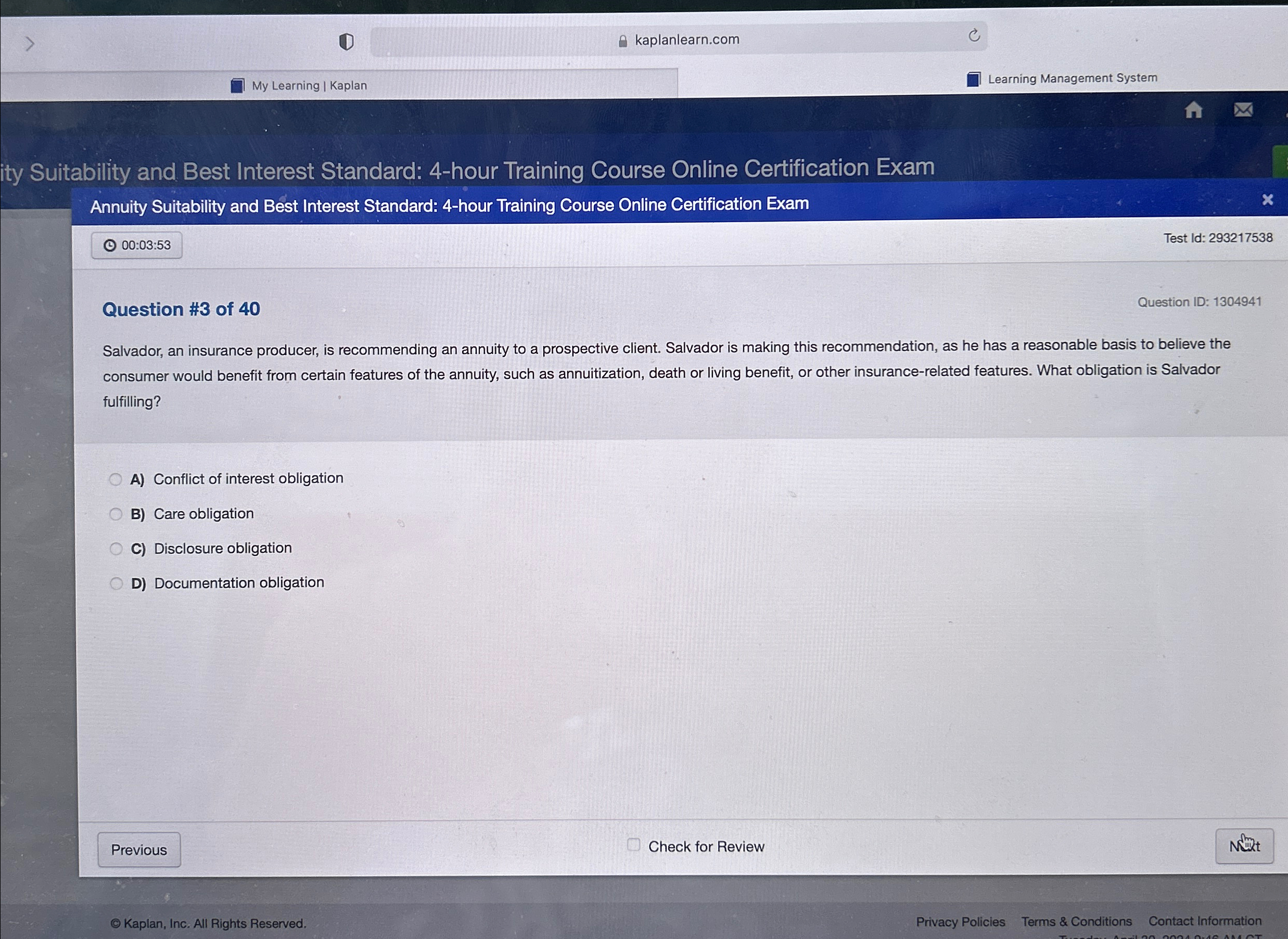  kaplanlearn.com My Learning | Kaplan Learning Management System ity Suitability and