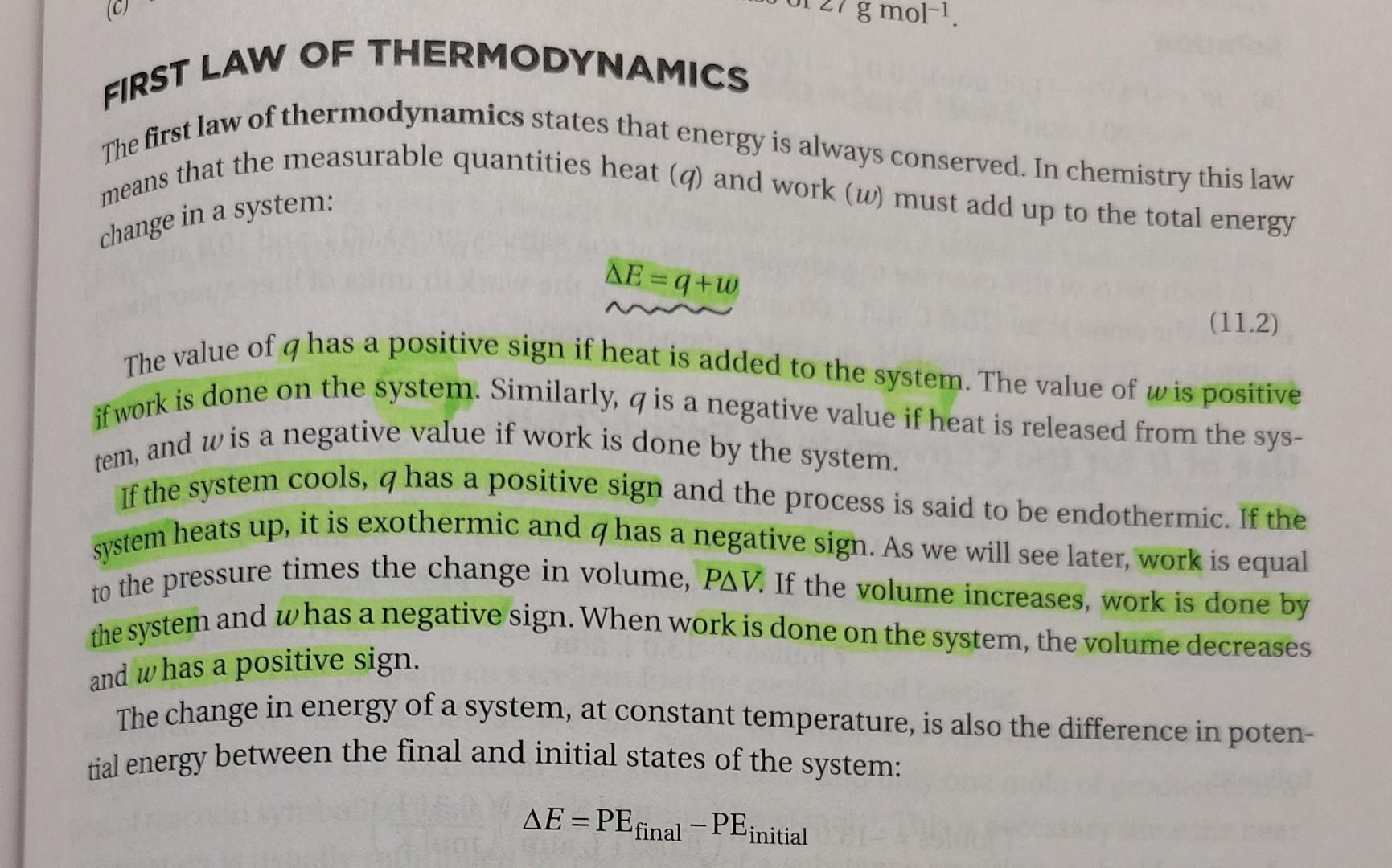  Hi, I don't get why when a system cools, q has