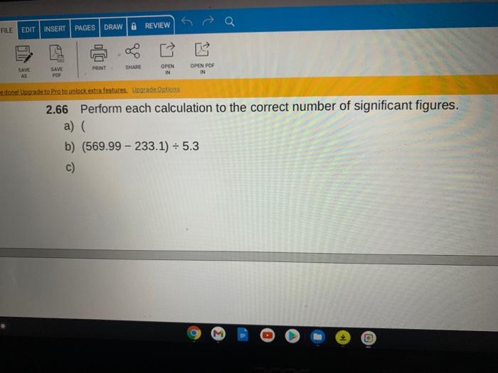  2 FILE EDIT INSERT PAGES DRAWO REVIEW PRINT SHARE TAVE AS