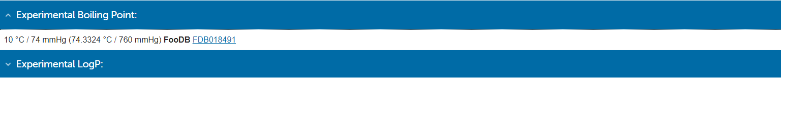 different? - Experimental Boiling Point: 196 C Alfa Aesar 196 C OU
