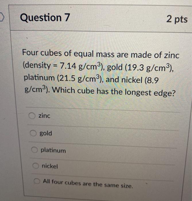  only need help with these 2 Question 7 2 pts Four