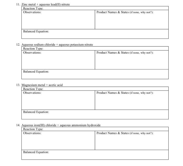 Please answer all 4 questions ill leave a thumbs upReaction type can