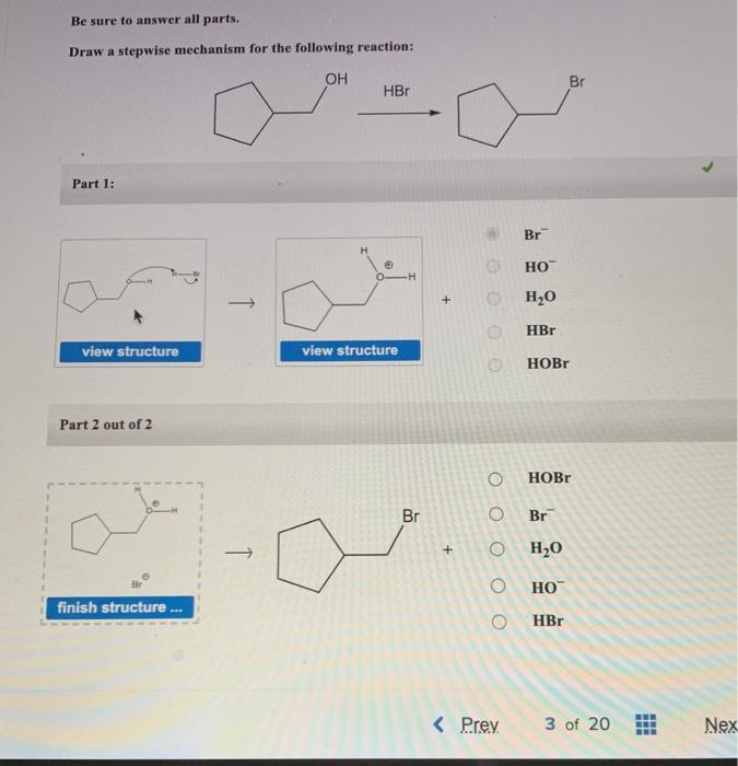 please help witg prt 2 Be sure to answer all parts. Draw