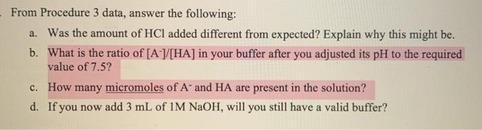 b&c please. ph was 7.64. i need help with the ratio and