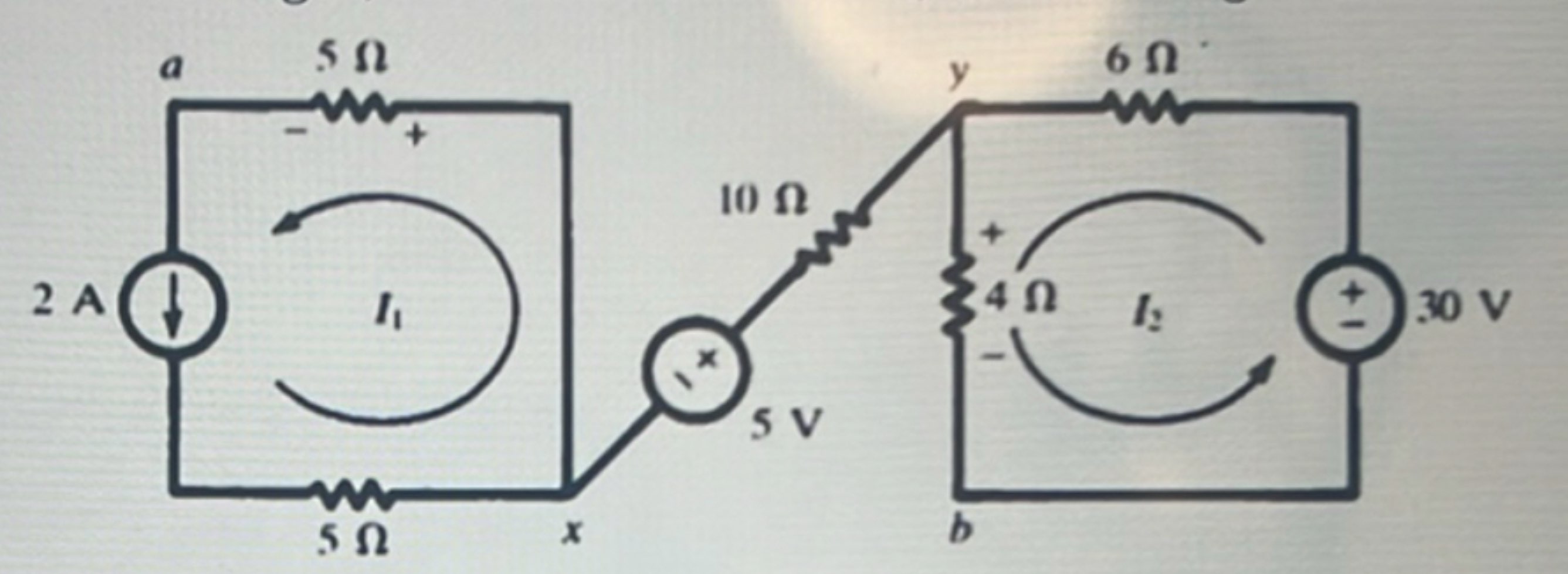  why is the current going through the 10 ohm resistor equal