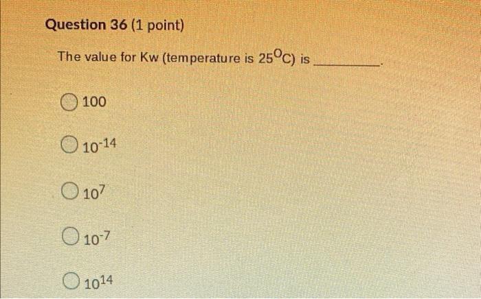31 (1 point) When a reactant or product is added to a