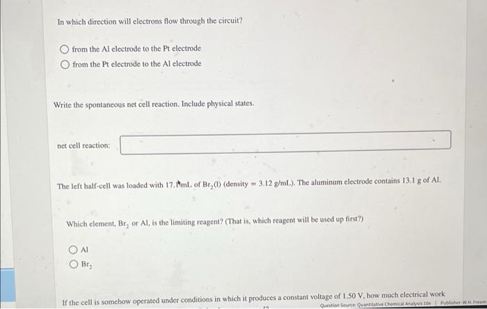 (aq, 0.010 M) Pr(s) AK) Br.) HBraq, 0.10 M) Calculate the potential