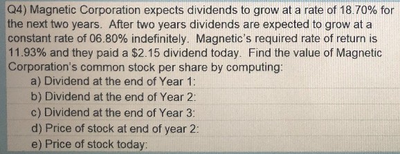  This is one question with specific sections; please zoom in for