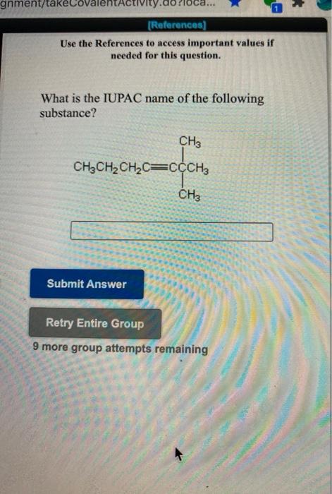  gnment/take entActivity.do?loca. (References) Use the References to access important values if