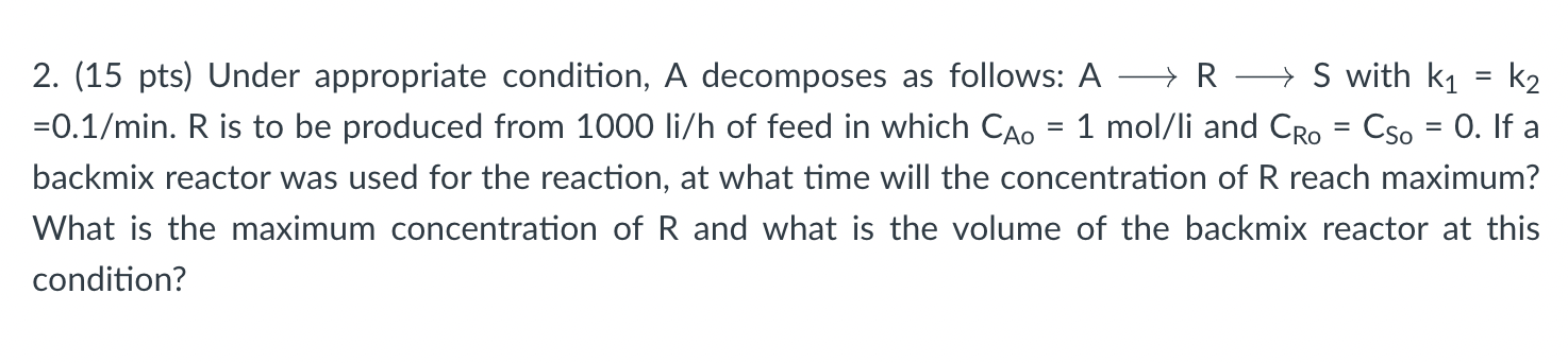 - = = = = 2. (15 pts) Under appropriate condition,