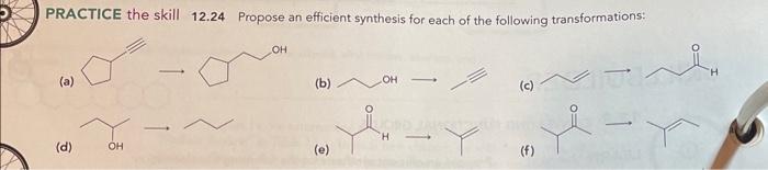 Please help with all except a. PRACTICE the skill 12.24 Propose an