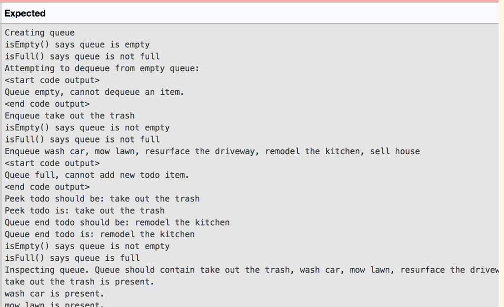 C++ Queue Array help Hello, I'm implementing a Queue Array which is