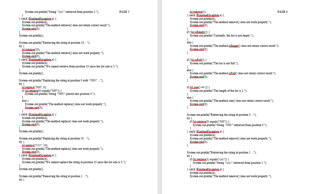 List is a list (sequence) of strings with the following methods: 1.