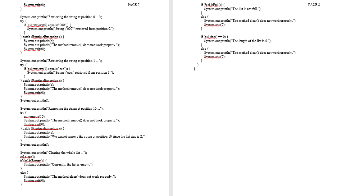 () method that returns the number of elements (strings) in the list.