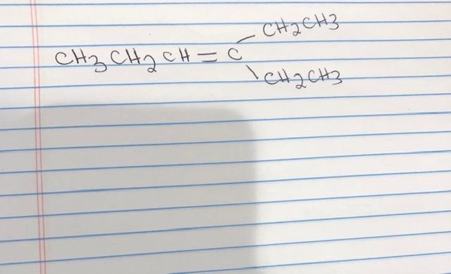  Write the IUPAC name for the compound below. Please provide step