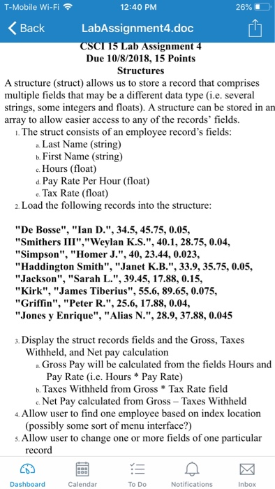  Solve this using struct in C++ An out example is below
