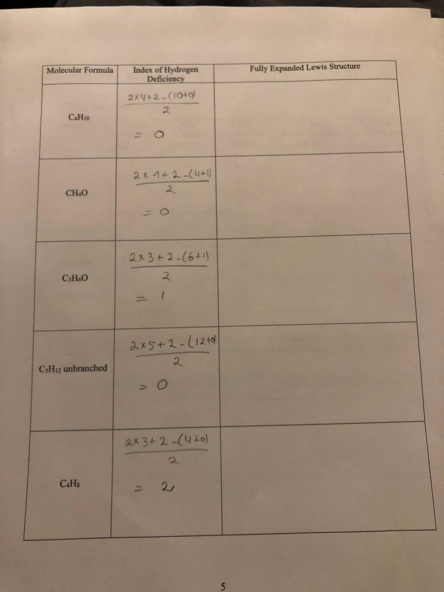  Fully exanded lewis structure please 