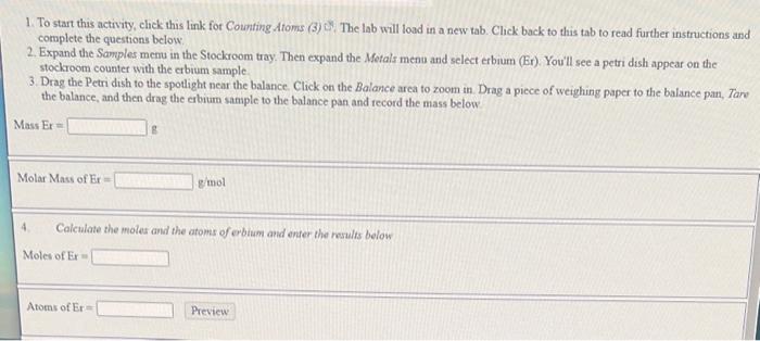 Counting Atoms (3) . The lab will load in a new tab.