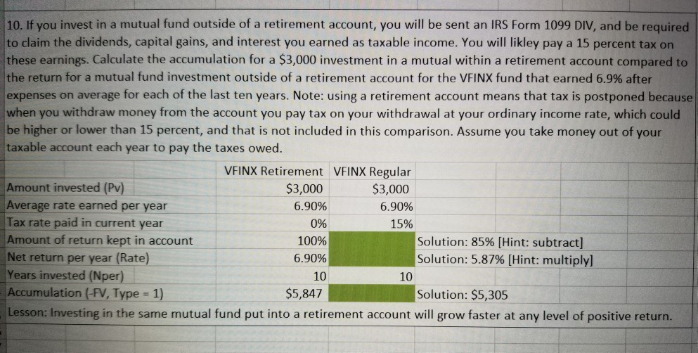 also had a 5.75% front-end sales charge. After deducting those charges, the