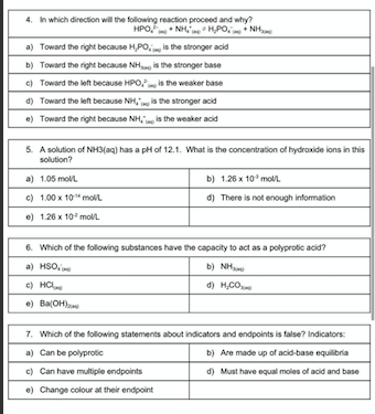 needed Answer Box 1. 2. 3. 5. 6. 7. 1. Which of