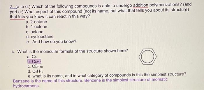 Need help solving these and seeing if 4 is correct. 2. (a