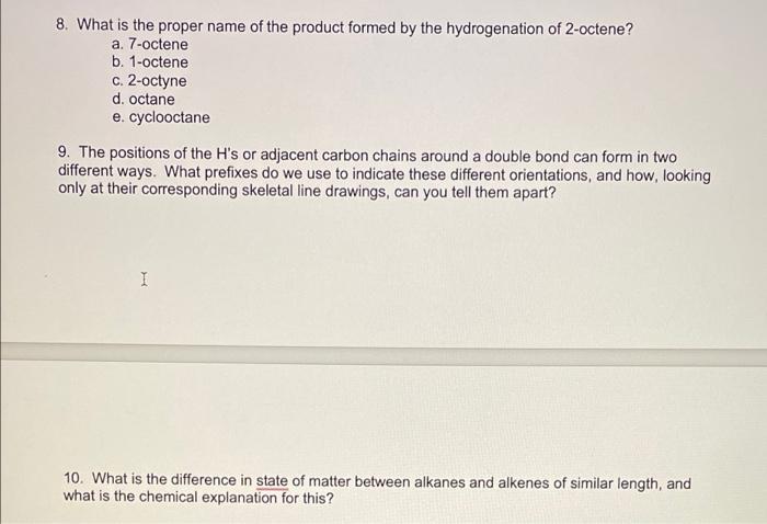 to d:) Which of the following compounds is able to undergo addition