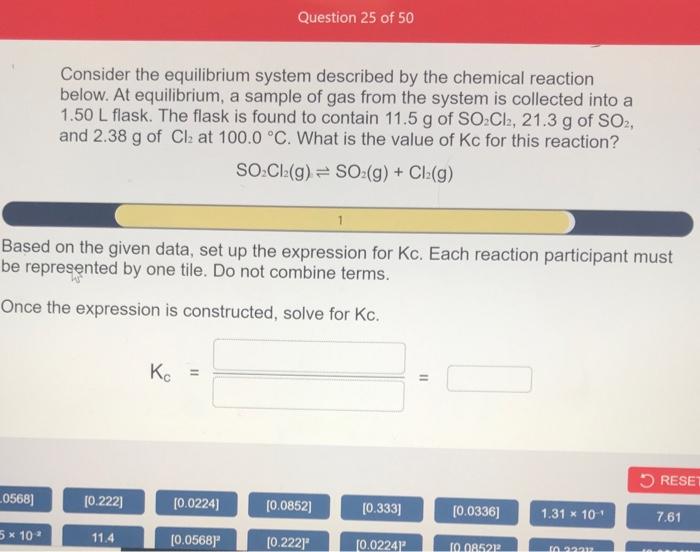 pls do not combine terms Consider the equilibrium system described by the