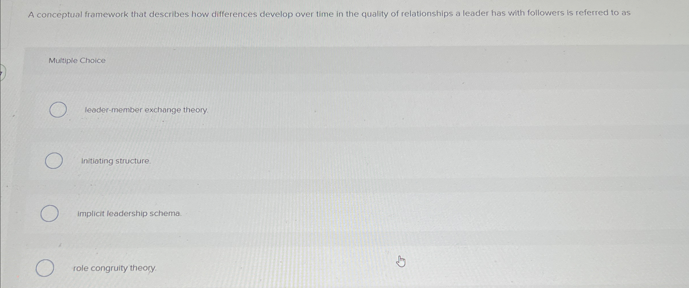  A conceptual framework that describes how differences develop over time in