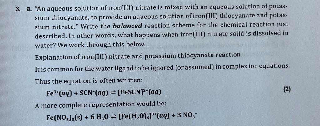  Using the information from part 3, complete part b and c,