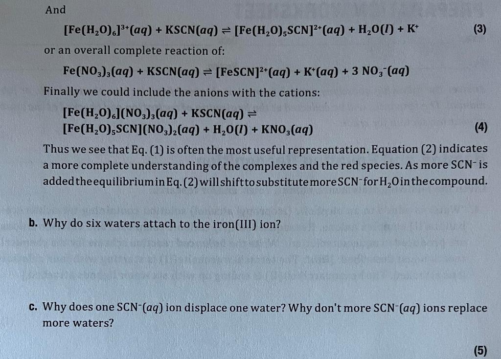 along with questions 4 and 5. Thank you so much! 3. a.