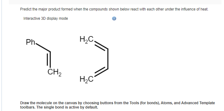 Predict the major product formed when the compounds shown below react