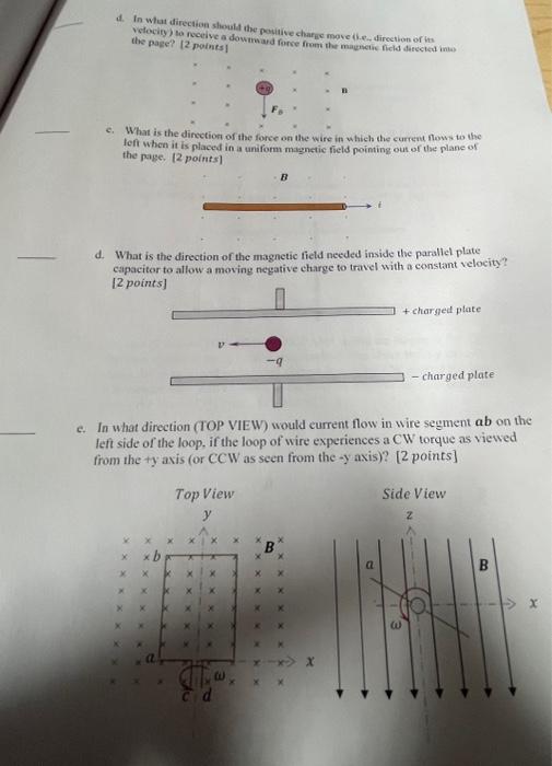 is one or more of the A-F towards the top of the