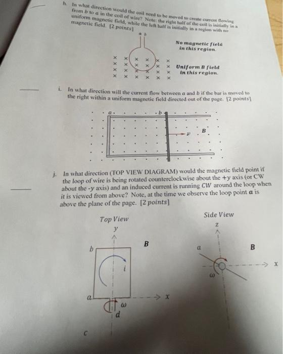 page is A towards the bottom of the page is B and