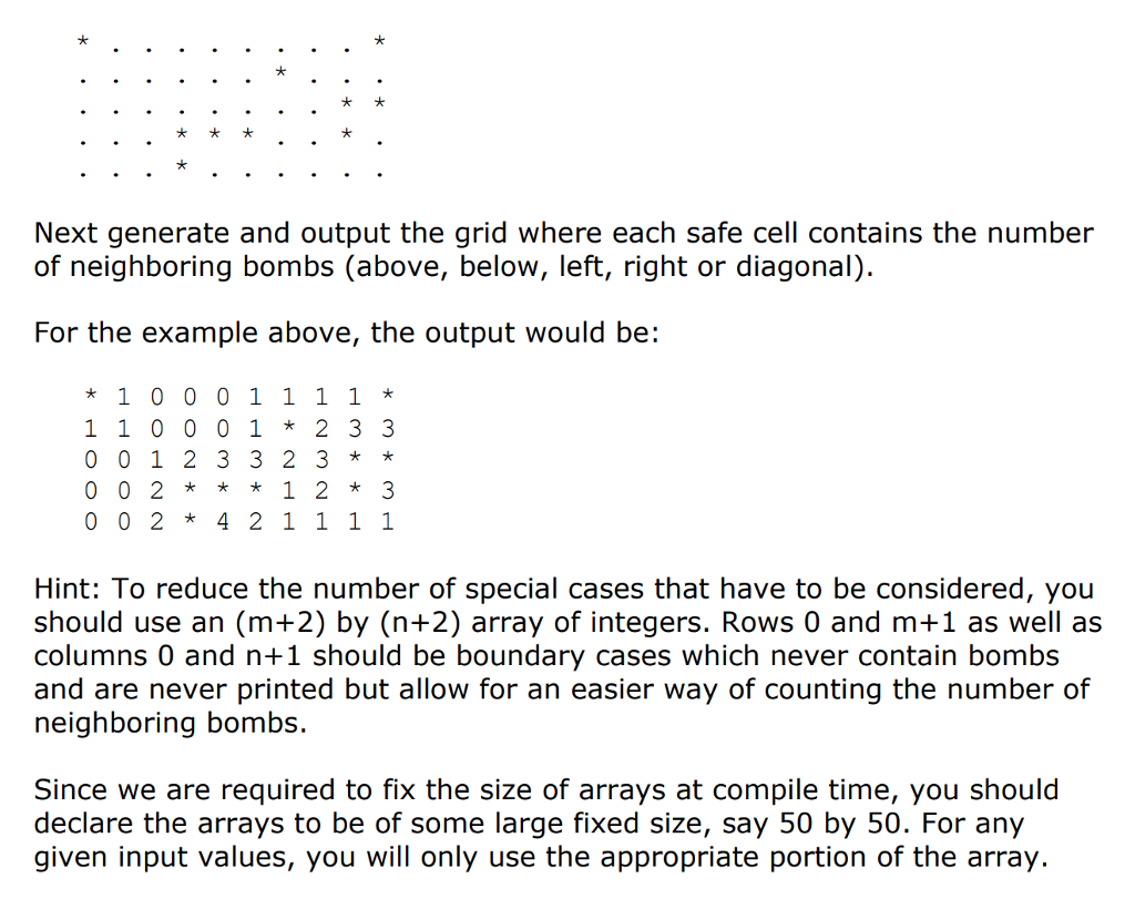 will be required to generate the underlying grid for a game of