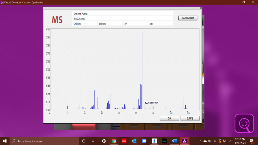 to include your unknown number (#250) FTIR Common Name: IUPAC Name: BP: