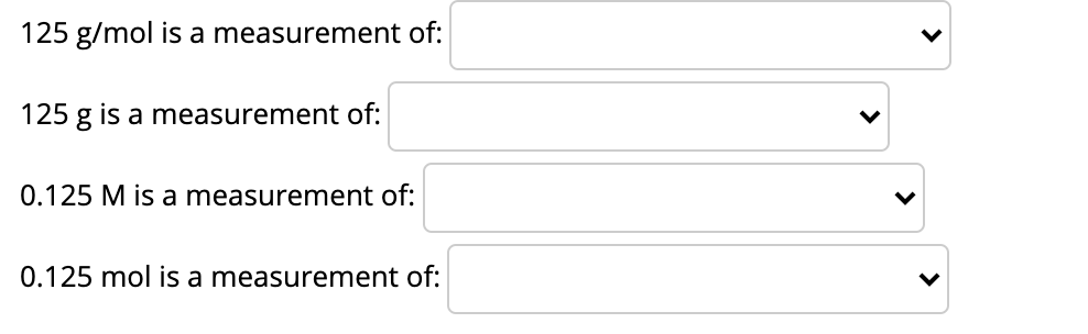 enter the number only. Do not enter units. Suppose you have a
