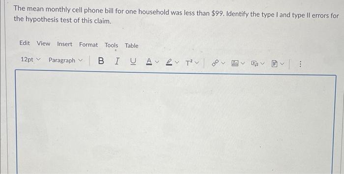 Can I please get help on this question. The mean monthly cell