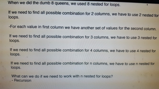 After this we can use the array q just as if it