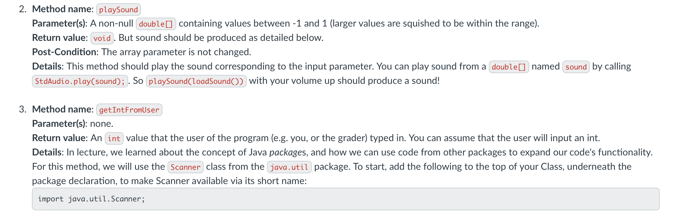 in writing these codes as soon as possible. Also, question 5 is