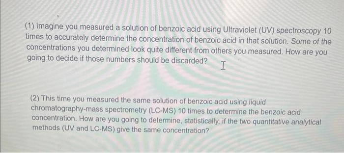 i think this question has to do with statistics in chemistry but